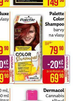 Teta Palette color shampoo barva na vlasy nabídka