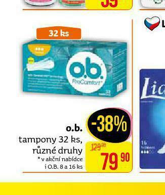 Teta O.b. tampony nabídka