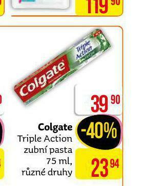 Teta Colgate triple action zubní pasta nabídka
