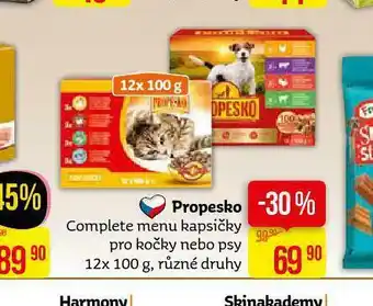 Teta Propesko complete menu pro kočky nabídka