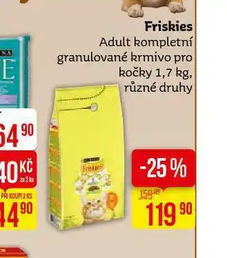 Teta Friskies granule pro kočky nabídka