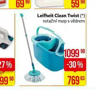 Teta Leifheit clean twist rotační mop s vědrem nabídka