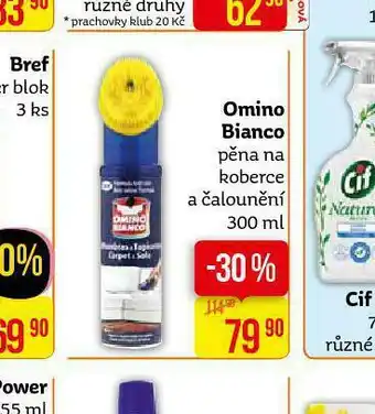 Omino bianco pěna na koberce