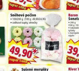 Norma Sněhové pečivo nabídka