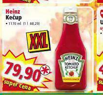 Norma Heniz kečup nabídka