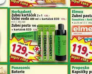Herbadent zubní kartáček
