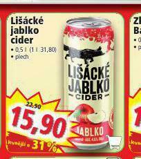 Norma Lišácké jablko cider nabídka