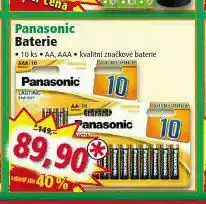 Norma Baterie panasonic nabídka