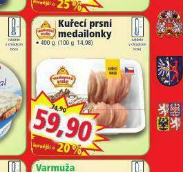Norma Kuřecí prsní medailonky nabídka