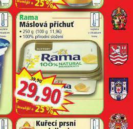 Norma Rama máslová příchuť nabídka