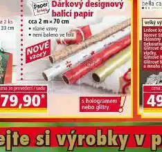 Norma Dárkový designový balicí papír nabídka