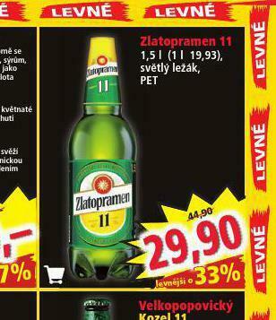 Norma Pivo zlatopramen 11 nabídka