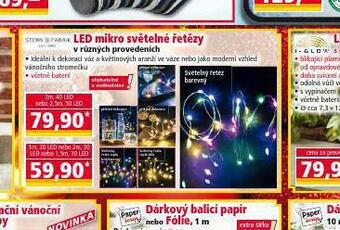 Norma Led mikro světelné řetězy nabídka