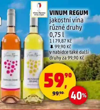 Penny Market VINUM REGUM nabídka