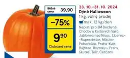 Tesco Dýně halloween nabídka