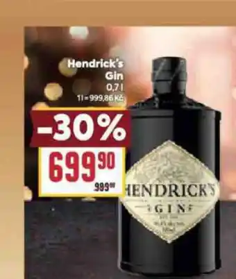 Billa Hendrick's Gin nabídka