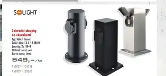 Uni Hobby Zahradní sloupky se zásuvkami nabídka