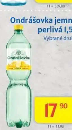 Kubík potraviny Ondrášovka jemně perlivá nabídka