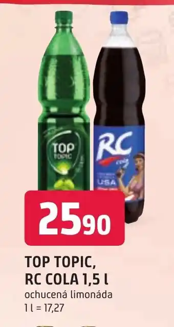 Trefa TOP TOPIC, RC COLA nabídka