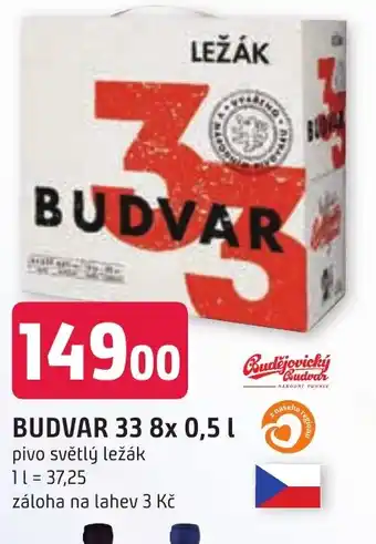 Trefa BUDVAR 33 nabídka