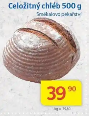 Kubík potraviny Celožitný chléb nabídka