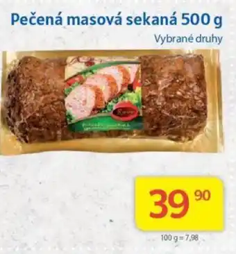 Kubík potraviny Pečená masová sekaná nabídka