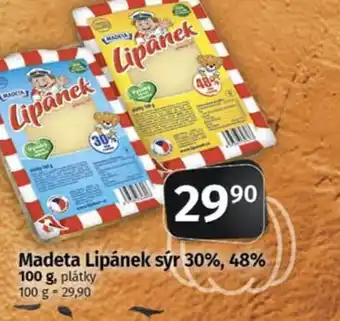 Coop Madeta Lipánek sýr 30%, 48% nabídka