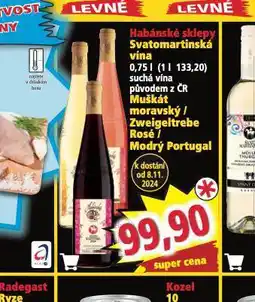 Norma Habánské sklepy svatomartinská vína nabídka
