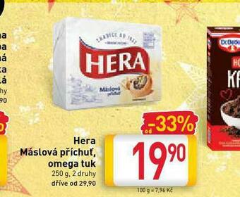 Billa Hera máslová příchuť nabídka
