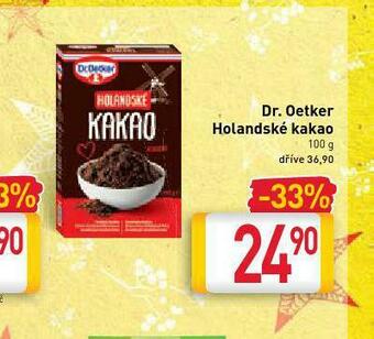 Billa Dr. oetker holandské kakao nabídka