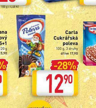 Billa Carla cukrářská poleva nabídka