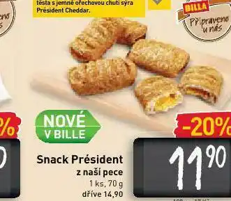 Billa Snack président nabídka
