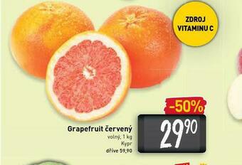 Billa Grapefruit červený nabídka