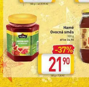 Billa Hamé ovocná směs nabídka