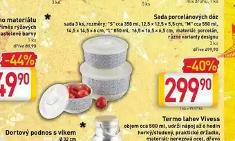 Billa Sada porcelánových dóz nabídka