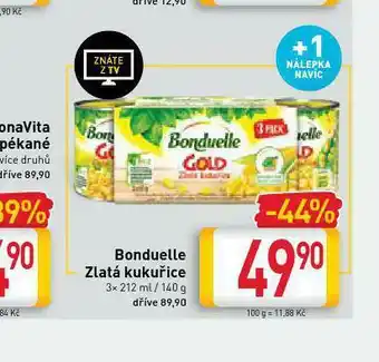 Billa Bpnduelle zlatá kukuřice nabídka