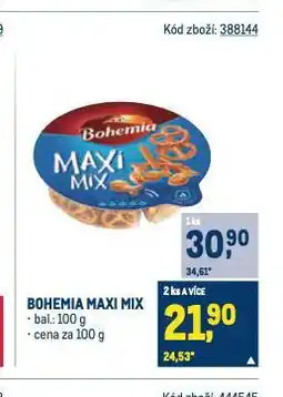 Makro Bohemia maxi mix nabídka