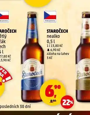 Penny Market Pivo staročech nealko nabídka