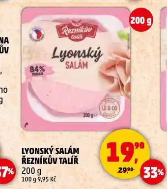 Penny Market Lyonský salám nabídka