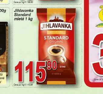 Lidl Jihlavanka standard mletá káva nabídka