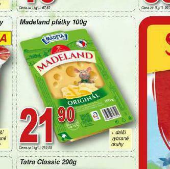 Lidl Madeland plátky nabídka