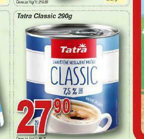 Lidl Tatra classic nabídka
