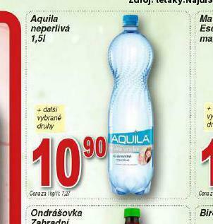 Lidl Aquila neperlivá nabídka