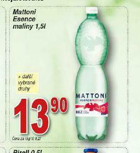 Lidl Mattoni essence maliny nabídka