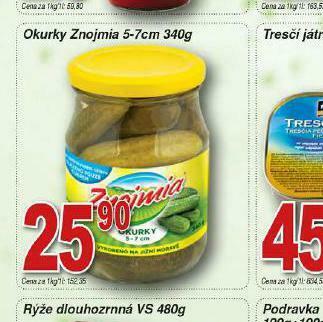 Lidl Okurky znojmia nabídka