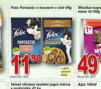 Lidl Felix fantastic kapsičky pro kočky nabídka