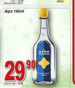 Lidl Alpa nabídka