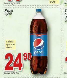Lidl Pepsi 2,25l nabídka