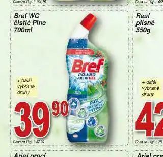 Lidl Bref wc čistič pine nabídka