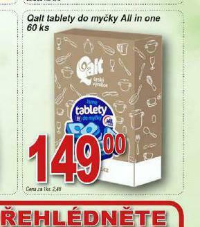 Lidl Qalt tablety do myčky nabídka